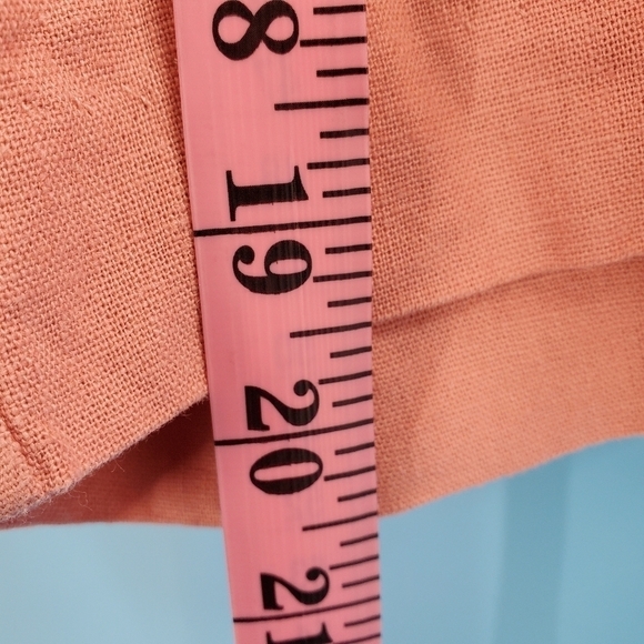 New with tags Marc New York coral linen tie waist sorts XL - Picture 16 of 16